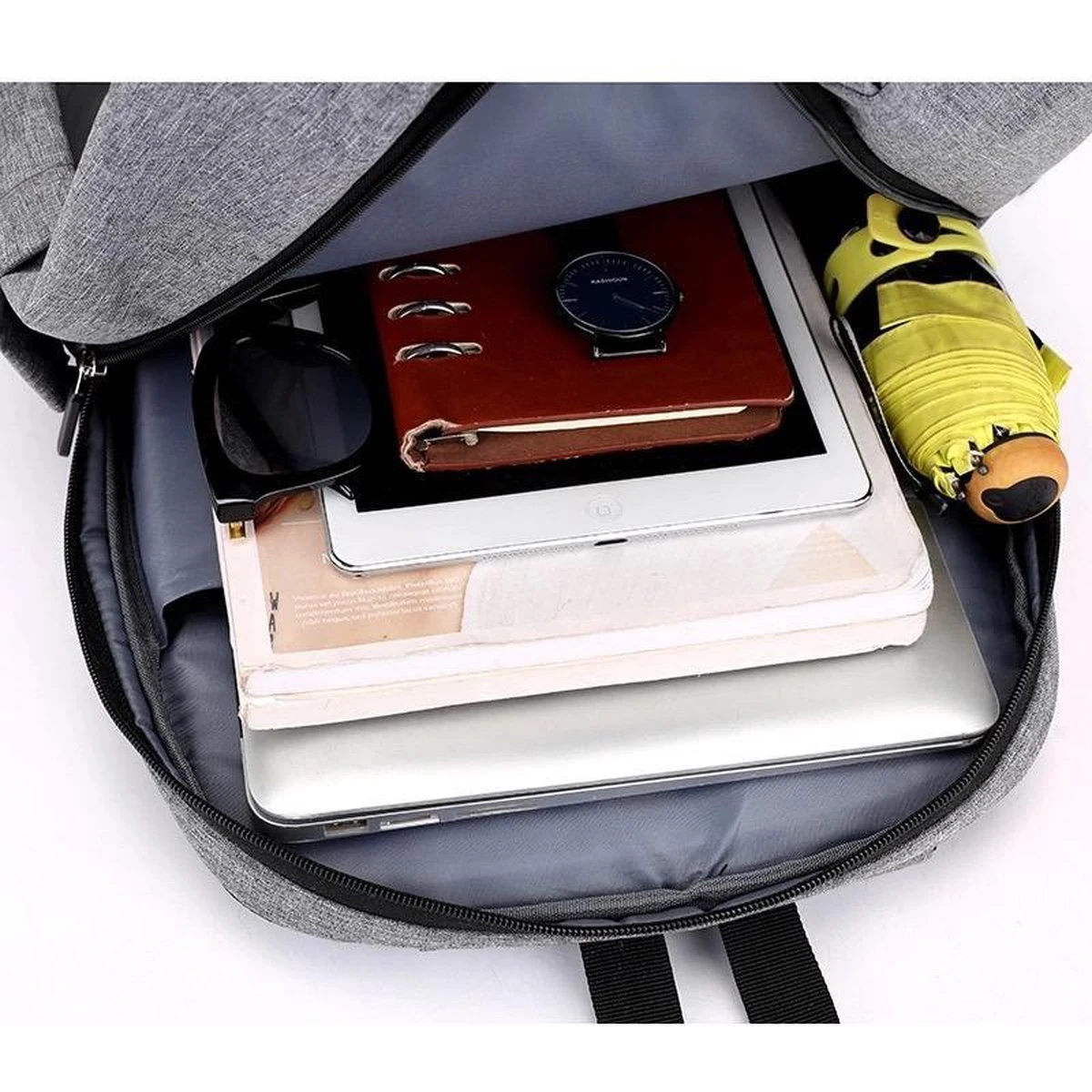 Rugzak Schooltas - 15.6 Inch Laptop Vak - Casual Design 11 Rugzak Schooltas - 15.6 Inch Laptop Vak - Casual Design - Afbeelding 9