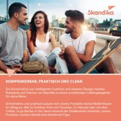 Skandika Levande Rugzak – Laptoptassen - Rugzak Dames – Rugzak Heren - Urban Style Ontwerp Rugtas – Daypack - Messenger Bag - Business Laptop Bag Reistas - Waterafstotend – 35 X 11 X 48 Cm (L X B X H) – 20 Liter - Voor School & Reizen – Grijs -Tas Kortingswinkel 1200x1200 338