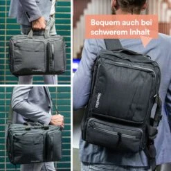 Skandika Levande Rugzak – Laptoptassen - Rugzak Dames – Rugzak Heren - Urban Style Ontwerp Rugtas – Daypack - Messenger Bag - Business Laptop Bag Reistas - Waterafstotend – 35 X 11 X 48 Cm (L X B X H) – 20 Liter - Voor School & Reizen – Grijs -Tas Kortingswinkel 1200x1200 339