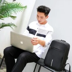 Merkloos Rugzak Anti-diefstal / 40x28x14cm (20l)/ Laptop 15,6 Inch / USB-oplaadpoort / Zwart / Powerbank (20mAh) 26 Merkloos Rugzak Anti-diefstal / 40x28x14cm (20l)/ Laptop 15,6 Inch / USB-oplaadpoort / Zwart / Powerbank (20mAh) -Tas Kortingswinkel 1200x1200 421