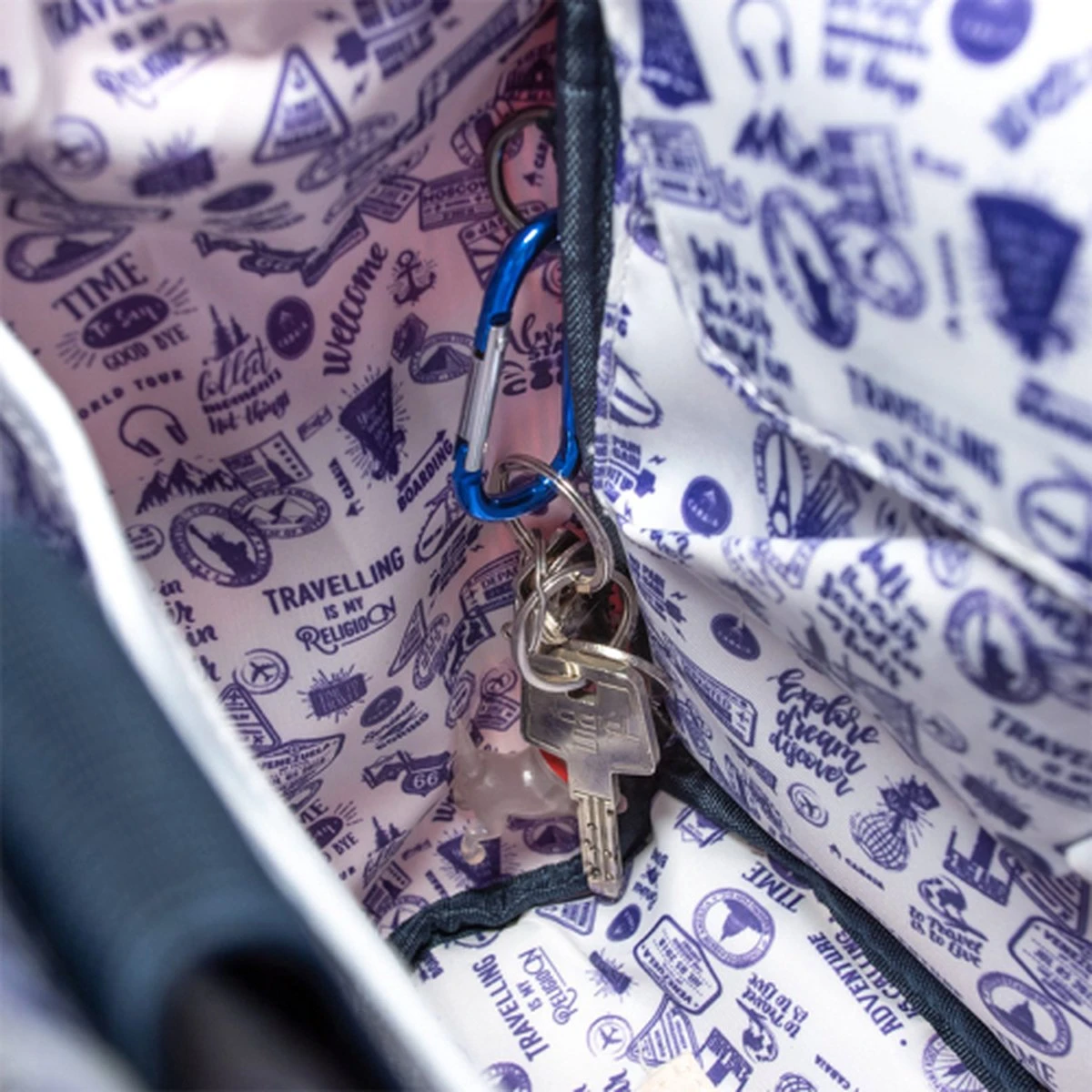 Cabaia Rugtas / Rugzak / Laptoptas / Schooltas - Adventurer Medium - 13 Inch - 23 Liter - Blauw 10 Cabaia Rugtas / Rugzak / Laptoptas / Schooltas - Adventurer Medium - 13 Inch - 23 Liter - Blauw - Afbeelding 8