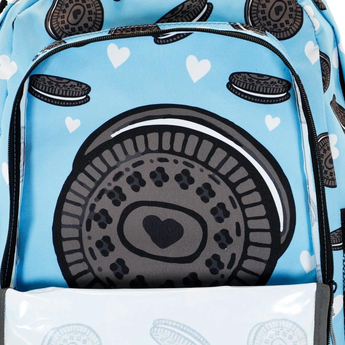 Oh My Pop - Crunchy - Rugzak - Blauw - Hoogte 44cm 4 Oh My Pop - Crunchy - Rugzak - Blauw - Hoogte 44cm - Afbeelding 2