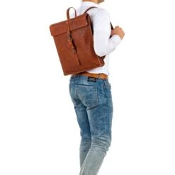 Burkely Antique Avery Unisex Rugzak - Cognac -Tas Kortingswinkel 1200x1200 695