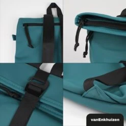 VanEnkhuizen Rolltop Rugzak 9 Liter - Waterafstotend En Thermo Materiaal - Turquoise 13 VanEnkhuizen Rolltop Rugzak 9 Liter - Waterafstotend En Thermo Materiaal - Turquoise -Tas Kortingswinkel 1200x1200 761