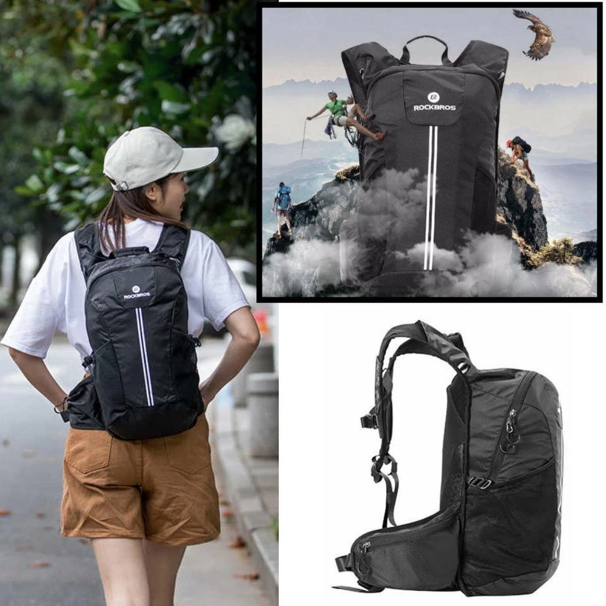 Merkloos Decopatent® Rugzak Outdoor - 20L - Regenbestendige Rugzak - Hydratatie Rugzak - Outdoor Sport - Buitensport - Watersport - Vissen 9 Merkloos Decopatent® Rugzak Outdoor - 20L - Regenbestendige Rugzak - Hydratatie Rugzak - Outdoor Sport - Buitensport - Watersport - Vissen - Afbeelding 7