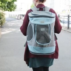 Navaris Rugzak Voor Hond En Kat - Rugzak Voor Vervoeren Huisdier - Huisdieren Draagtas Met Buikriem - 31 X 26 X 40 Cm - Belastbaar Tot 15 Kilo -Tas Kortingswinkel 1200x1200 814