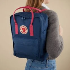 Fjallraven Fjällräven Rugzak Kånken 16 Liter - Royal Blue Flamingo Pink -Tas Kortingswinkel 1200x1200 830