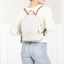 Michael Kors Rhea M Dames Rugzak - Vanilla -Tas Kortingswinkel 1200x1200 842