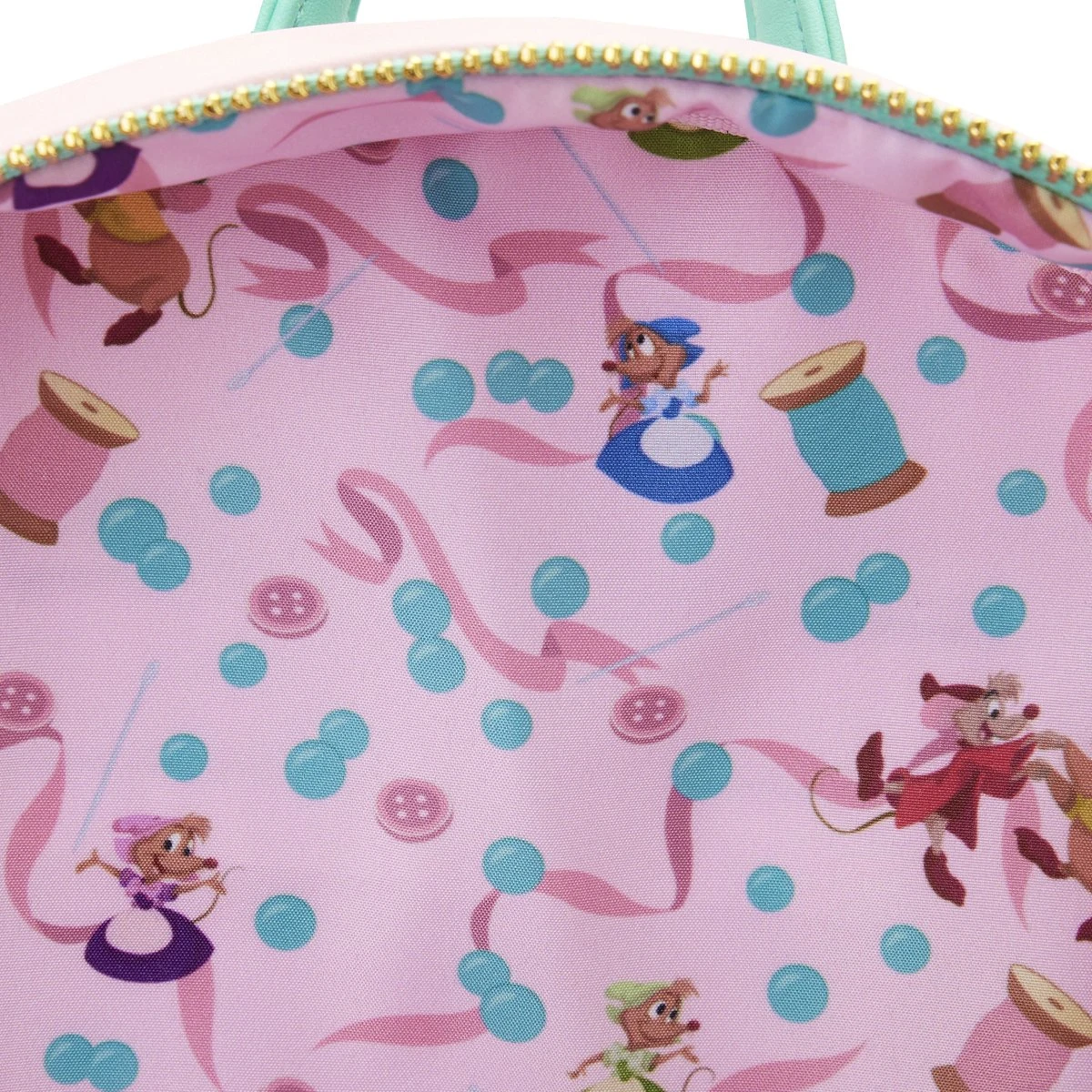 Disney Loungefly Backpack Gus Gus And Jaq In Teacup 5 Disney Loungefly Backpack Gus Gus And Jaq In Teacup - Afbeelding 3