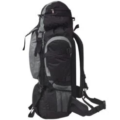 VidaXL Rugzak Hiking XXL 75 L Zwart En Grijs -Tas Kortingswinkel 1200x1200 887