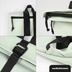 VanEnkhuizen Rolltop Rugzak 9 Liter - Waterafstotend En Thermo Materiaal - Mint -Tas Kortingswinkel 1200x1200 907