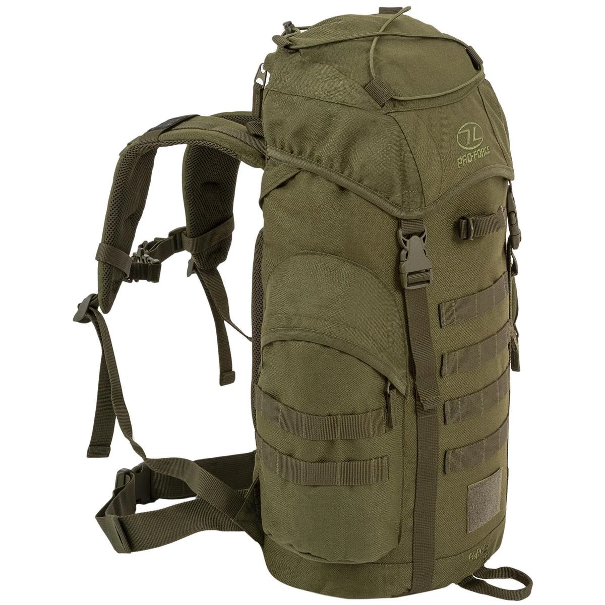 Highlander New Forces 33 Ltr Rugzak - Groen - Tactical Backpack 4 Highlander New Forces 33 Ltr Rugzak - Groen - Tactical Backpack - Afbeelding 2