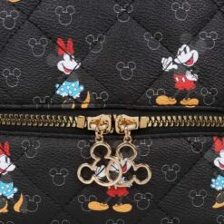 DISNEY Mickey En Minnie Mouse - Rugzak + Zakje, Zwart, Gewatteerd, Klein -Tas Kortingswinkel 1200x1200 972