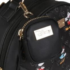 DISNEY Mickey En Minnie Mouse - Rugzak + Zakje, Zwart, Gewatteerd, Klein -Tas Kortingswinkel 1200x1200 973