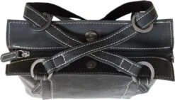 Rugtas Leer Zwart - Schoudertas - Echt Leer -Tas Kortingswinkel 1200x686