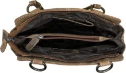 Anti-diefstal Rugtas - Rugzak Dames - Schoudertas Leer - Backpack - Echt Buffelleer - Cognac -Tas Kortingswinkel 1200x701 3