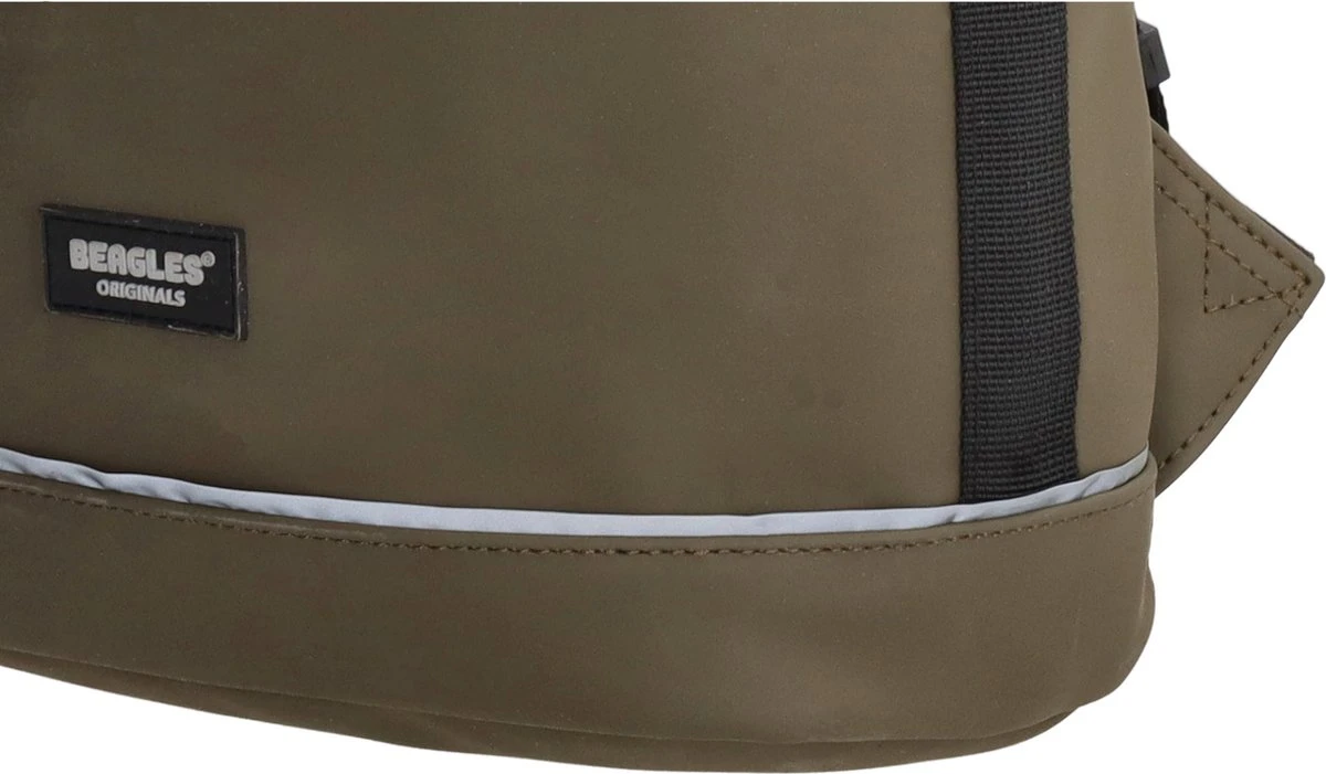 Beagles Originals Waterproof Originals Rugzak - Olijfgroen 8 Beagles Originals Waterproof Originals Rugzak - Olijfgroen - Afbeelding 6