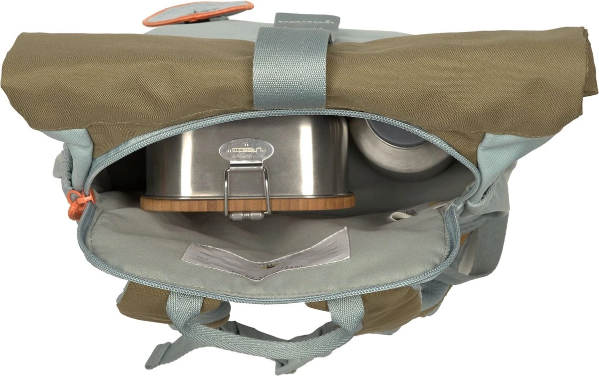 Lässig Mini Rolltop Rugzak - Nature Light Blue 6 Lässig Mini Rolltop Rugzak - Nature Light Blue - Afbeelding 4