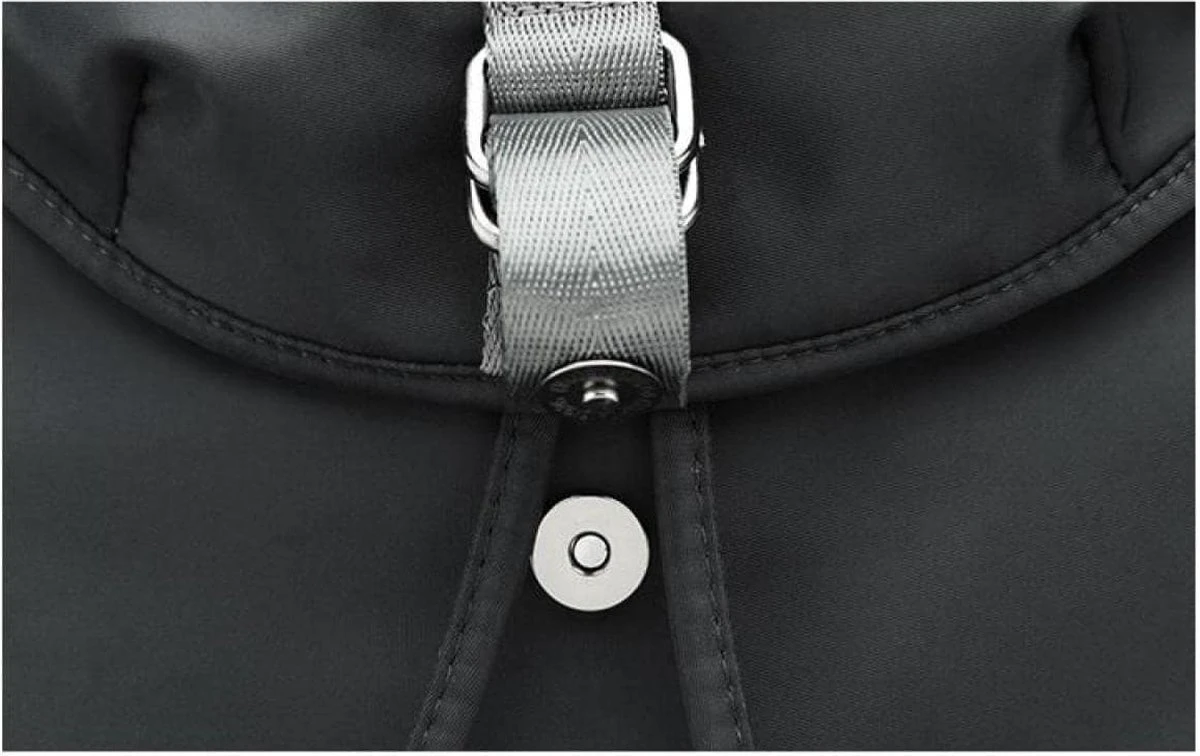 HEANVÈR Vintage Oxfort Rugzak - Waterdichte Rugtas 23L - 15,6 Inch Laptop Tas - Zwart 6 HEANVÈR Vintage Oxfort Rugzak - Waterdichte Rugtas 23L - 15,6 Inch Laptop Tas - Zwart - Afbeelding 4