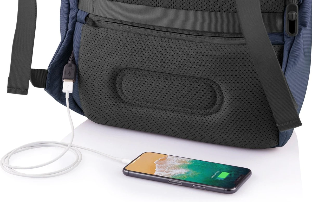 XD Design Bobby Soft - Anti-Diefstal Rugzak 16 Liter - Navy 15 XD Design Bobby Soft - Anti-Diefstal Rugzak 16 Liter - Navy - Afbeelding 13