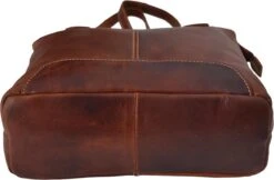 Rugtas Dames Cognac - Echt Leer - Incl. Verstelbare Riem -Tas Kortingswinkel 1200x789