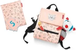 Reisenthel Backpack Kids Rugzak - 5L - Cats&Dogs Rose Roze -Tas Kortingswinkel 1200x794 2