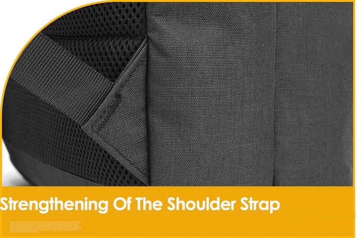 Golden Wolf Rugzak - Rugtas - Laptoptas - Motortas - Antraciet - Smartlock 8 Golden Wolf Rugzak - Rugtas - Laptoptas - Motortas - Antraciet - Smartlock - Afbeelding 6