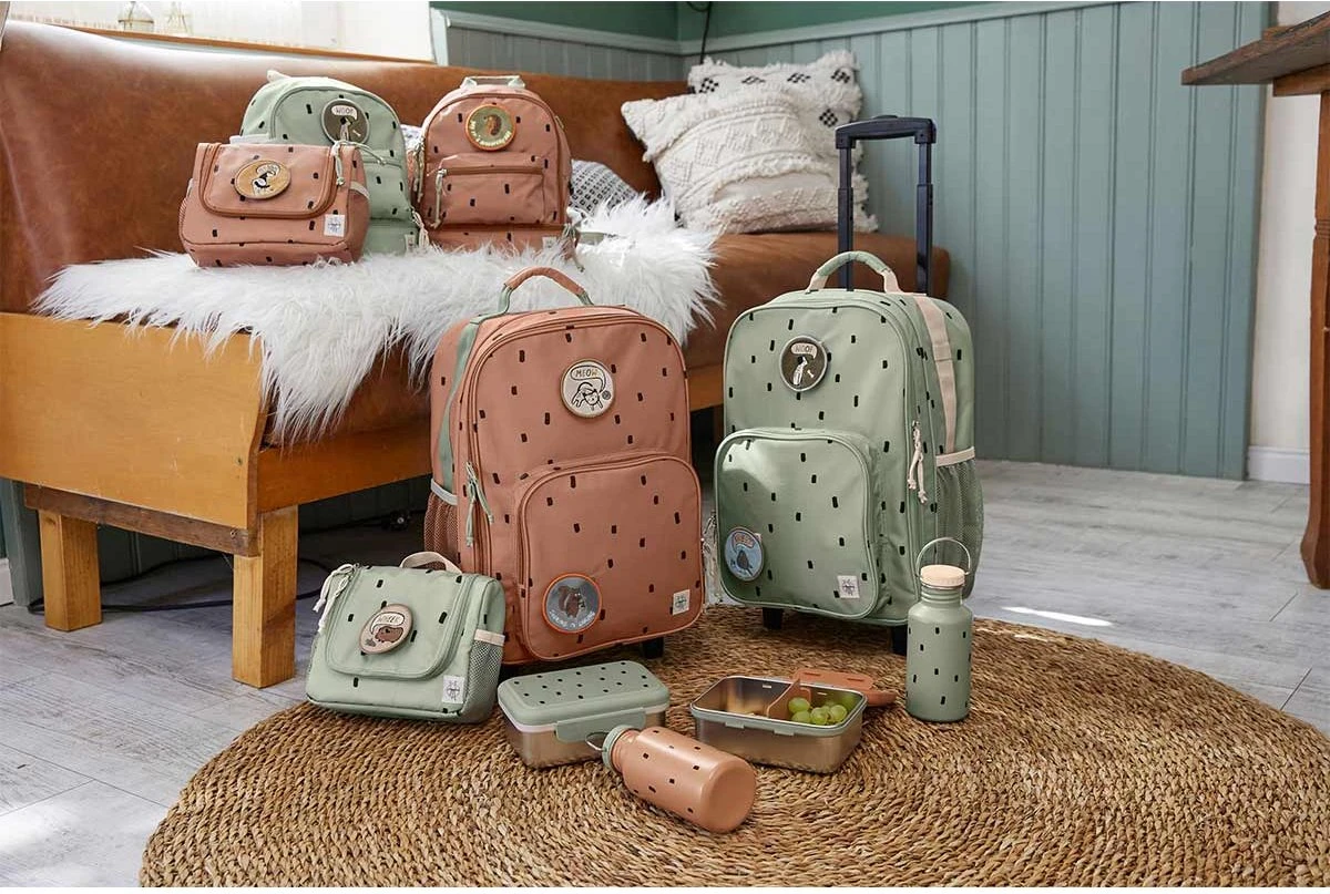 Lassig Mini Rugzak Happy Prints - Light Olive 8 Lassig Mini Rugzak Happy Prints - Light Olive - Afbeelding 6