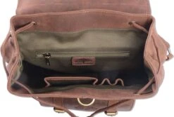 WILD WOODS Leren Unisex Rugzak Met Voorvak - Dames En Heren - Wandel Rugtas - Buffelleer - Vintage Donkerbruin 9 WILD WOODS Leren Unisex Rugzak Met Voorvak - Dames En Heren - Wandel Rugtas - Buffelleer - Vintage Donkerbruin -Tas Kortingswinkel 1200x810 2