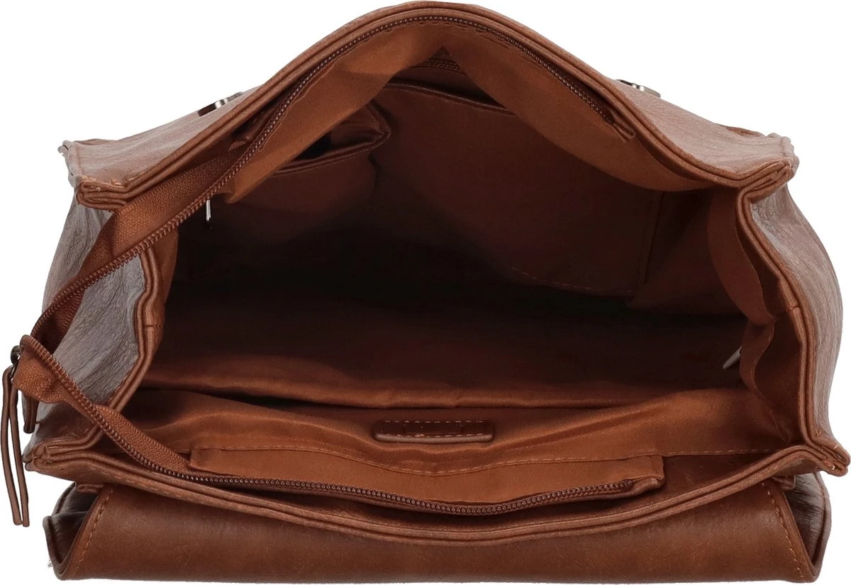 Enrico Benetti Caen 66593 Rugzak Met 14" Laptopvak - Cognac 8 Enrico Benetti Caen 66593 Rugzak Met 14" Laptopvak - Cognac - Afbeelding 6