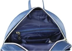 Dames Rugtas Leer Blauw - Leren Rugtas Dames - Kleine Leren Rugzak Dames - Stijlvolle Rugzak Dames - Blauwe Dames Rugtas Leder -Tas Kortingswinkel 1200x866 1