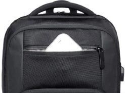 ACROPAQ Rugzak - Met Laptopvak 17 Inch, Waterdicht, Voor Dames En Heren, USB Aansluiting - Rugtas Voor Meisje En Jongens- Zwart -Tas Kortingswinkel 1200x896