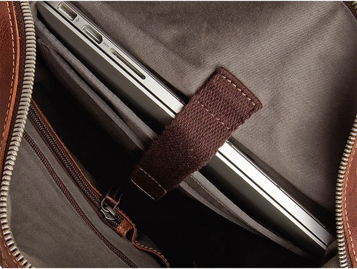 Castelijn & Beerens - Renee Rudy Rugzak 15.6 + Tablet RFID | Lichtbruin - Lichtbruin 7 Castelijn & Beerens - Renee Rudy Rugzak 15.6 + Tablet RFID | Lichtbruin - Lichtbruin - Afbeelding 5