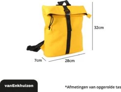 VanEnkhuizen Rolltop Rugzak 9 Liter - Waterafstotend En Thermo Materiaal - Geel 15 VanEnkhuizen Rolltop Rugzak 9 Liter - Waterafstotend En Thermo Materiaal - Geel -Tas Kortingswinkel 1200x919