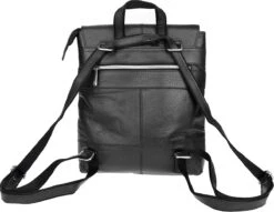 Fana Bags Leren Rugtas Zwart - Dames Rugzak Leer - Leren Rugtas & Schoudertas - Rugtas Leer Dames - Stadsrugzak -Tas Kortingswinkel 1200x926