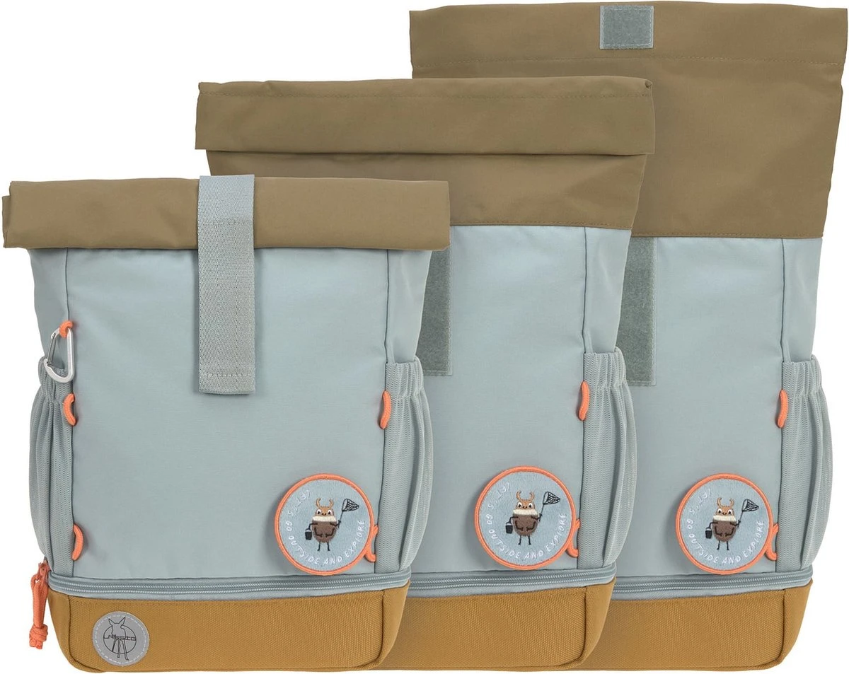 Lässig Mini Rolltop Rugzak - Nature Light Blue 9 Lässig Mini Rolltop Rugzak - Nature Light Blue - Afbeelding 7