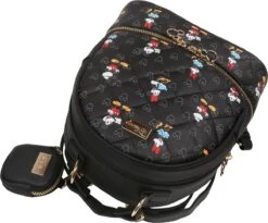 DISNEY Mickey En Minnie Mouse - Rugzak + Zakje, Zwart, Gewatteerd, Klein -Tas Kortingswinkel 1200x996 2