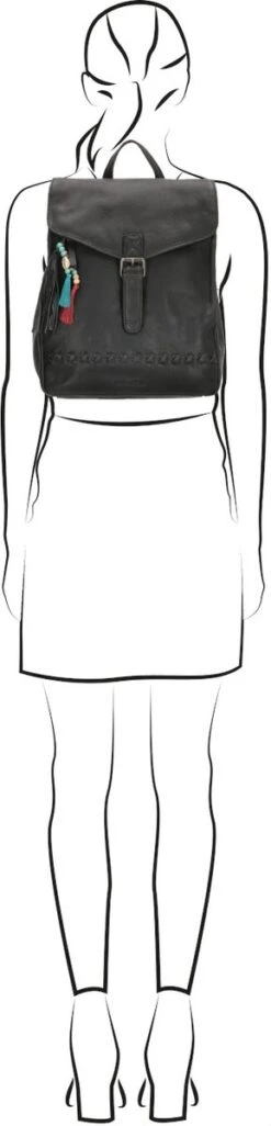 Micmacbags Friendship Rugzak - Zwart -Tas Kortingswinkel 289x1200