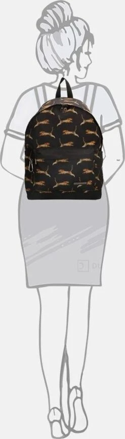 Enrico Benetti Nairobi Laptoprugzak 14 Inch - 46179 - Panter Zwart -Tas Kortingswinkel 343x1200