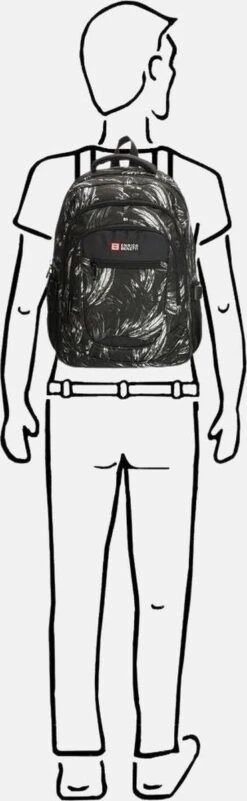 Enrico Benetti Santa Cruz 62038 Laptoprugzak 17" - Zwart Verenprint 19 Enrico Benetti Santa Cruz 62038 Laptoprugzak 17" - Zwart Verenprint -Tas Kortingswinkel 370x1200