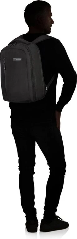 Samsonite Rugzak Met Laptopvak - Roader Laptop Backpack S Deep Black -Tas Kortingswinkel 390x1200