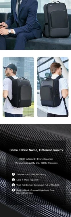 Arctic Hunter Rugtas - Laptop Tas - 15,6 Inch - Waterafstotend - Usb Oplaadstation -Tas Kortingswinkel 395x1200 2