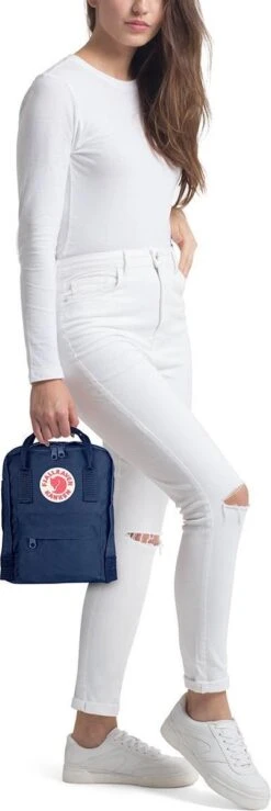 Fjallraven Fjällräven Kånken Mini Unisex Rugzak - Royal Blue -Tas Kortingswinkel 401x1200