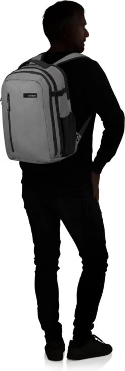 Samsonite Rugzak Met Laptopvak - Roader Laptop Backpack 15.6 - Drifter Grey -Tas Kortingswinkel 406x1200