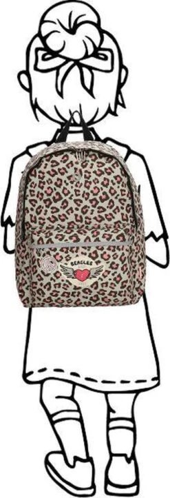 Beagles Original Kinderrugzak - Leo - Grijs 13 Beagles Original Kinderrugzak - Leo - Grijs -Tas Kortingswinkel 410x1200 5