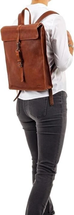 Burkely Antique Avery Unisex Rugzak - Cognac -Tas Kortingswinkel 416x1200