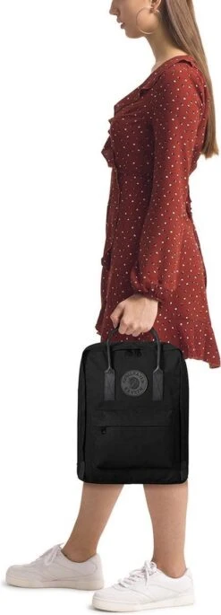 Fjallraven Fjällräven Kånken No. 2 Black Unisex Rugzak - Black -Tas Kortingswinkel 433x1200