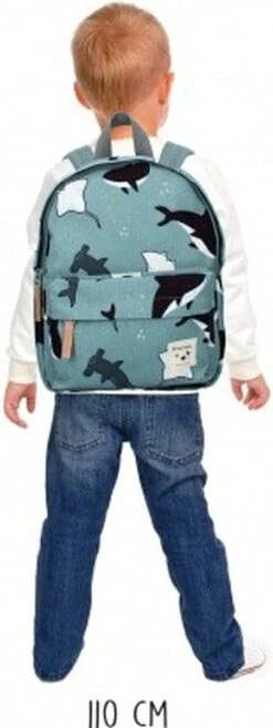 Kidzroom Full Of Wonders Rugzak - 2 T/m 6 Jaar - Groen - Zeedieren -Tas Kortingswinkel 451x1200