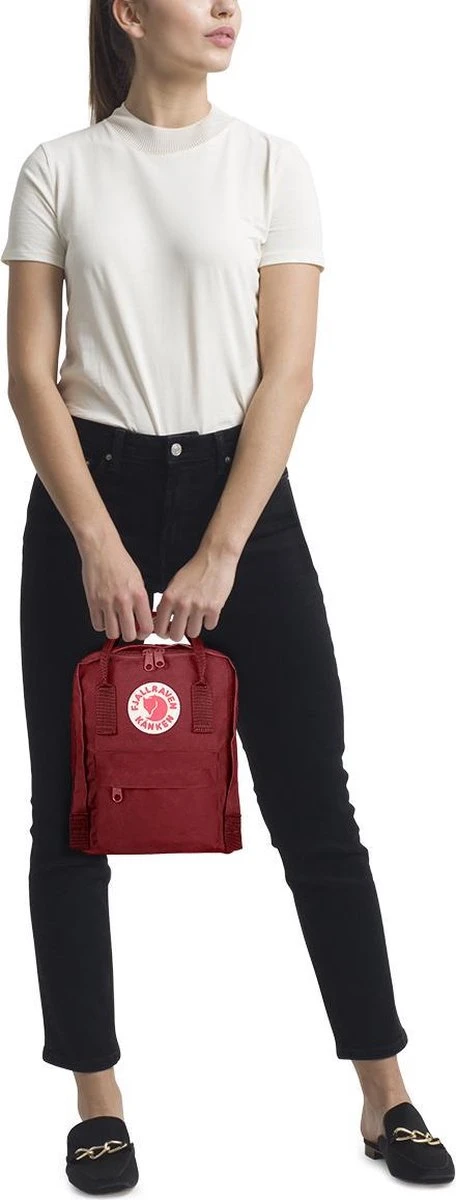 Fjallraven Fjällräven Kånken Mini Unisex Rugzak - Ox Red 14 Fjallraven Fjällräven Kånken Mini Unisex Rugzak - Ox Red - Afbeelding 12