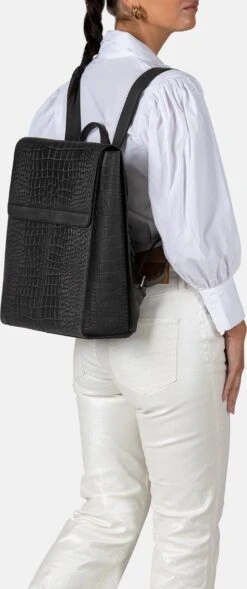 Burkely Casual Cayla Dames Rugtas 14" - Zwart -Tas Kortingswinkel 503x1200